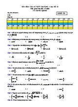 Đề kiểm tra 45 phút Chương 4 môn Đại số Lớp 10 - Mã đề 136